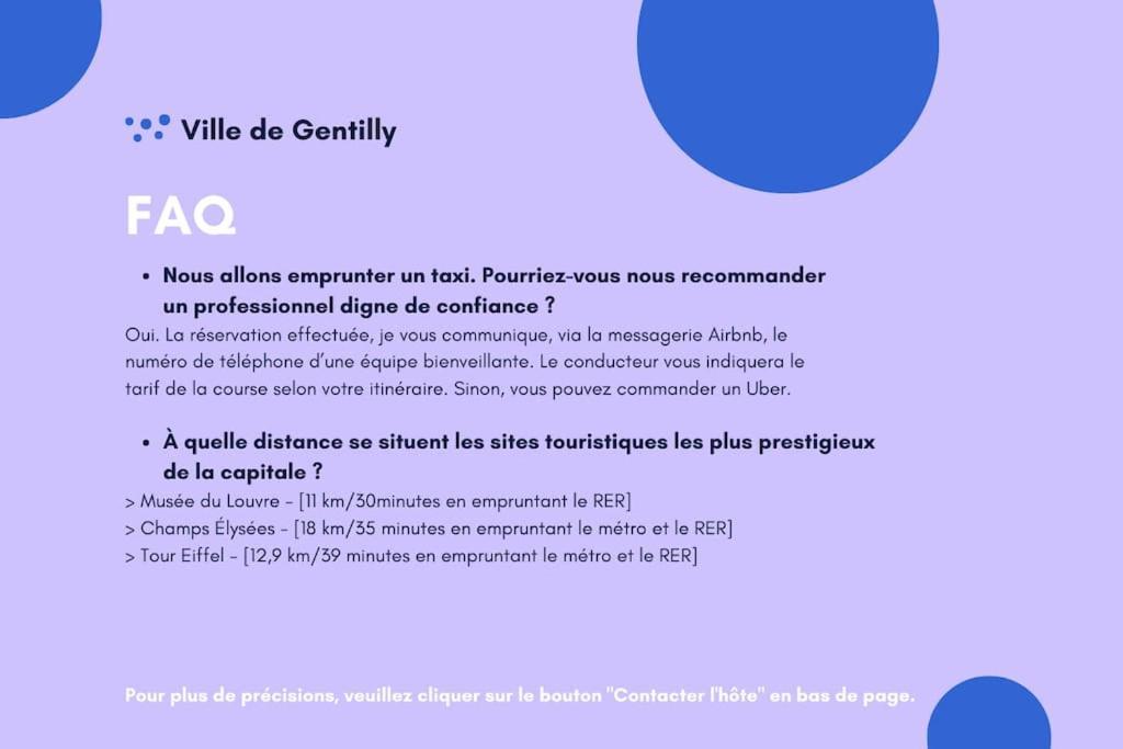 Cosy Au Calme, Proche De Paris Et Du Rer B Gentilly